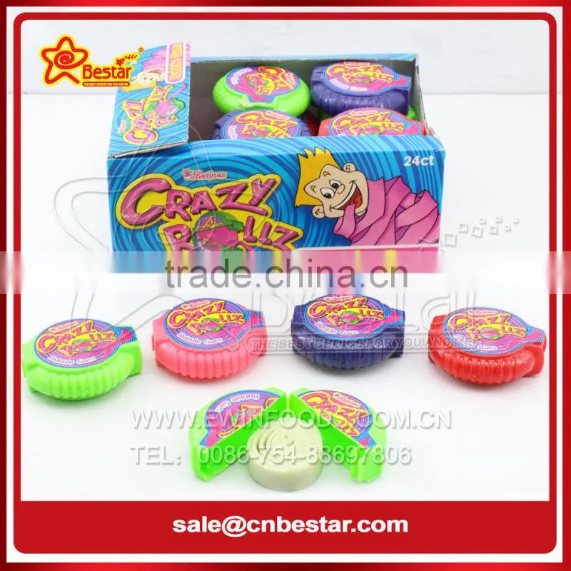Fruit Flavor Football Whistle Bubble Gum Roll