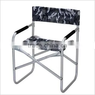 Folding canvas camping table with cup holder