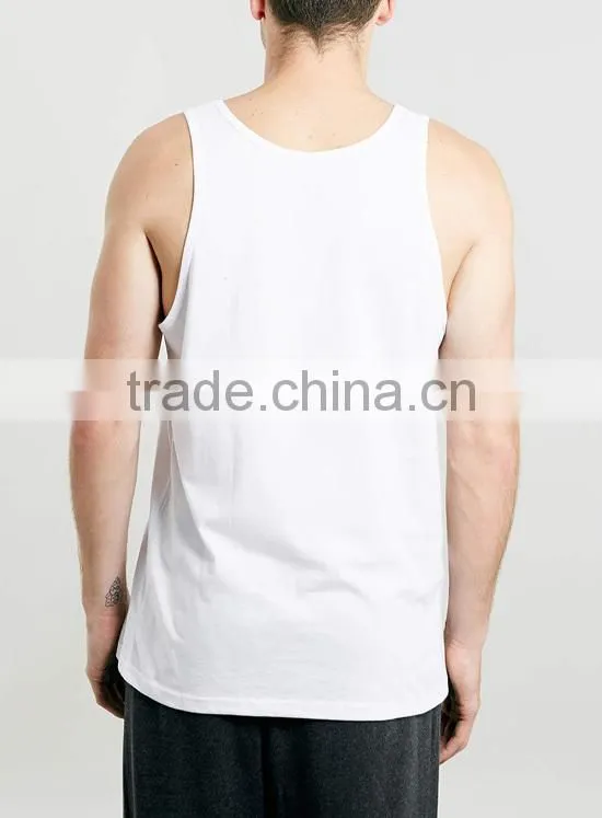 Wholesale Hot Selling Screen Print Bulk White Tank Tops