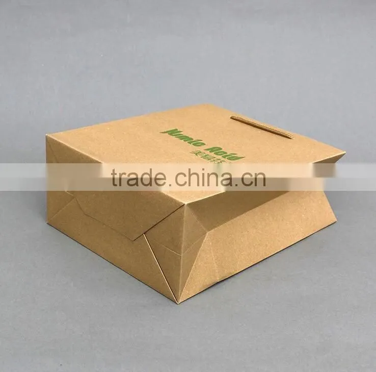 Wholesale TOP Quality Reusable Custom Logo printing Kraft Paper Bag