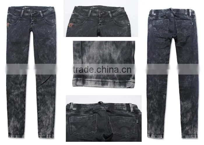 2017 GZY Guangzhou stock lot latest style new pattern mixed turkish jeans