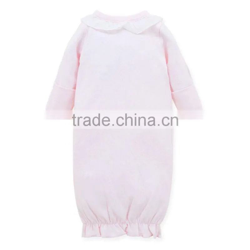 Hot Sale Baby Soft 100% Cotton Spring Autumn Winter Light Pink Newborn Baby Sleeping Bag