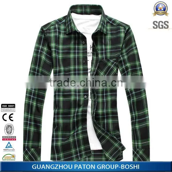 China Supplier Latest Slim Fit Long Sleeve Shirts For Men Pictures