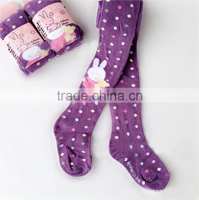 Fashion Designn Girls Knitted Leggings Cute Cartoon Printed Kids Tights For Children Clothes SC40827-9