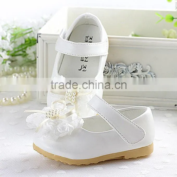 2016 Fall Baby Girl Shoes Wild Infant Shoes Bow Lace Sweet Kids First Walker Shoes For Children Wear Free Shipping KS40818-4