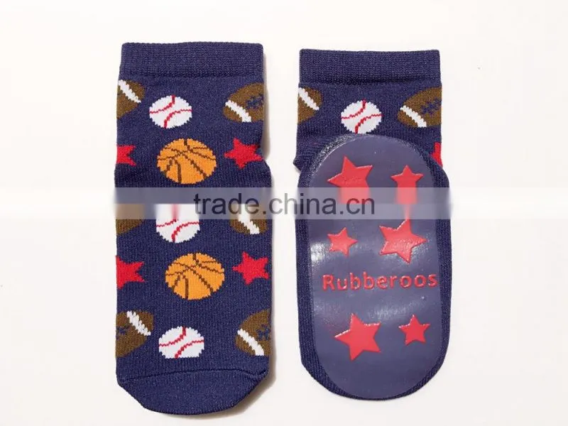 Cartoon Tube Baby Floor Shoes Newborn Anti Slip kids Rubber Soles Baby Socks