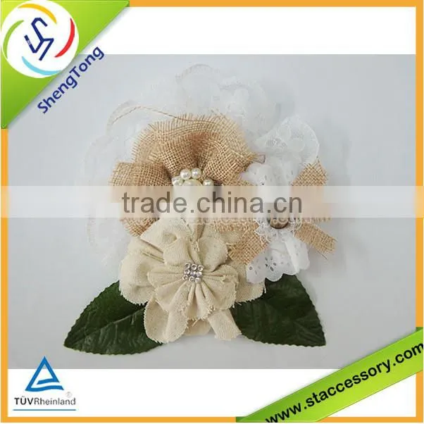 New design wholesale silk flower headband