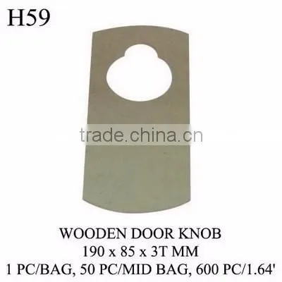 DIY Door Hanger Tag, door knob memo hanger