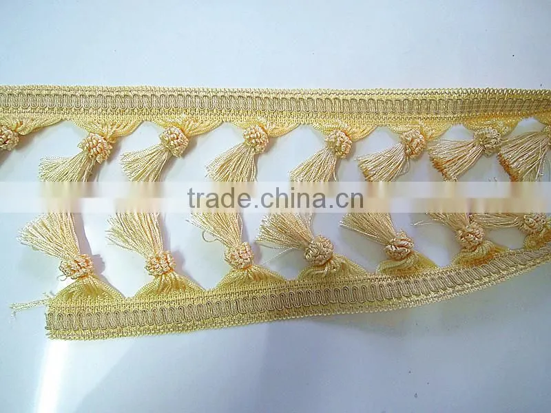 30cm High Quality wholesale CVC tassel fringe for curtain