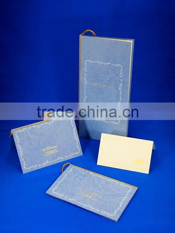 Japan Wedding Invitation Card 'REGEND BLUE' STOCKLOT