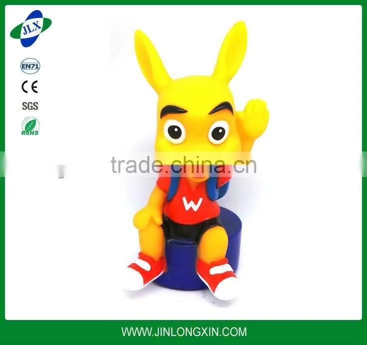 Plastic toys Cartoon toy Spotted dog toy Black and white plastic enough