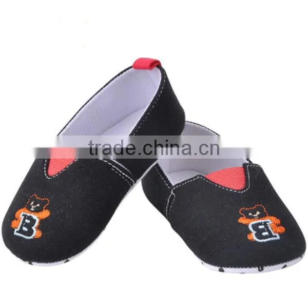 new design lovely cartoon animal prints baby boy and girl shoes
