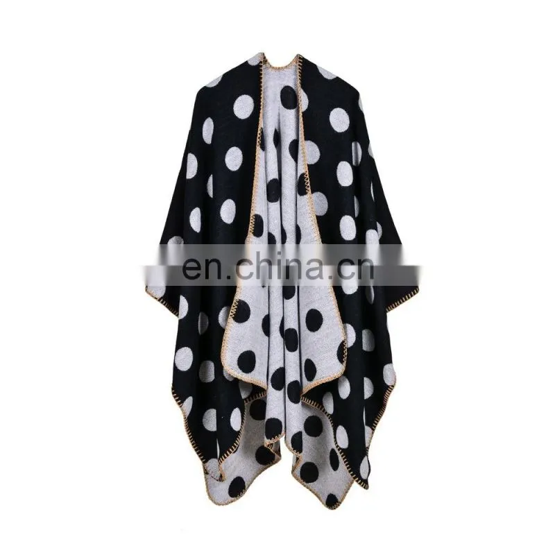 New Lengthened Thickening Winter And Winter Travel Cape Cloak