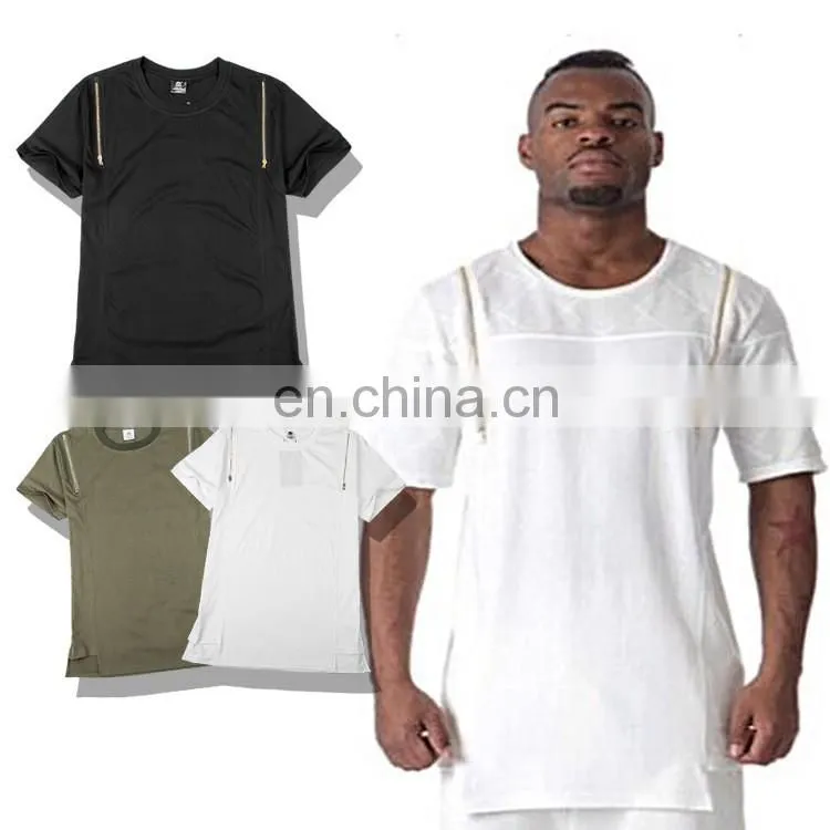 Custom men's long t shirts 6145