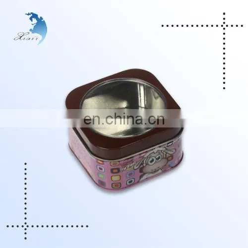 Wholesale High Quality Custom Design Square Shape Gift Metal Tin Boxes