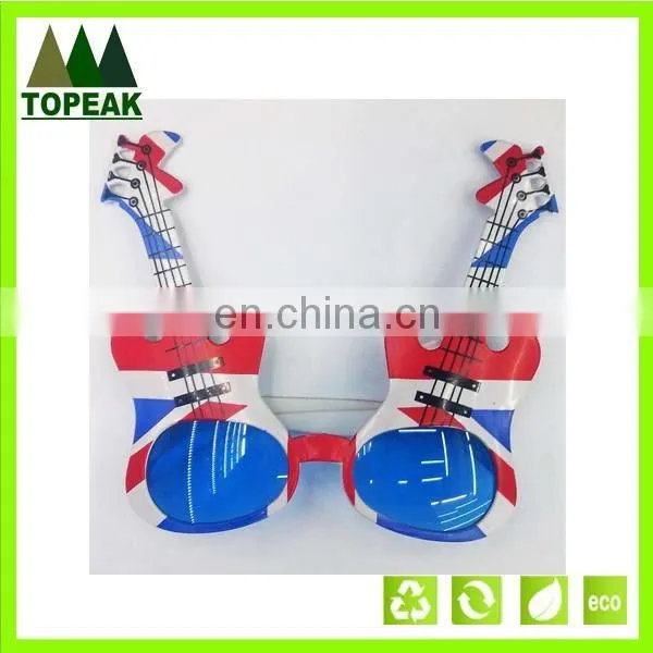 Hot sale Guitar style sunglasses music party glasses fancy party glasses