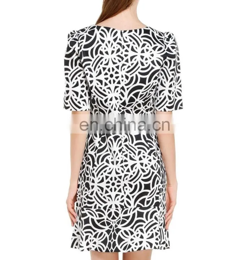 2016 new arrivel flower hot girl dress patterns