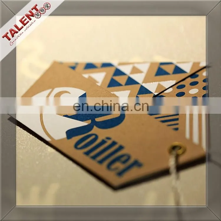 custom new china printing paper hard tag