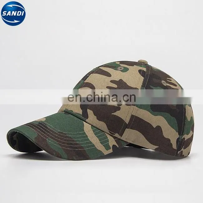 High quality promotional men camouflage military hat