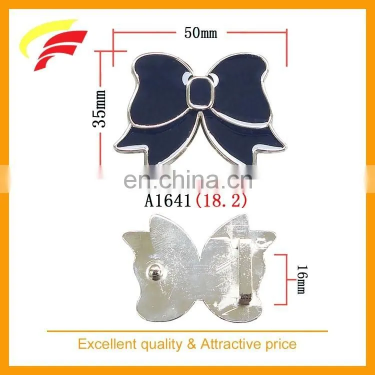 fancy zinc alloy butterfly shape belt buckle with enamel and rhinestones for lady's belt