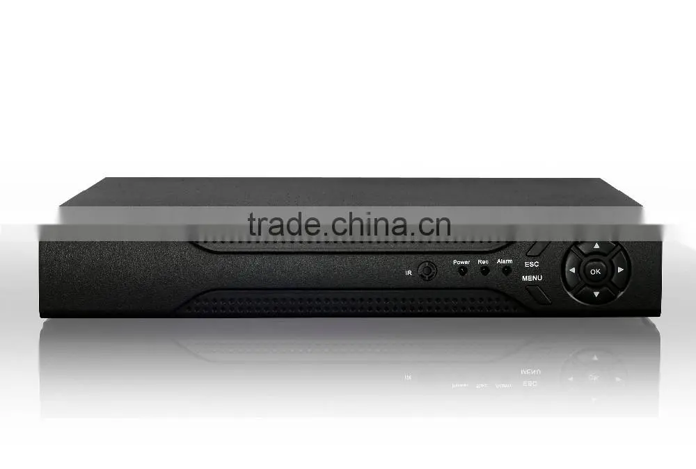 PTZ control 16ch AHD/HVR/NVR Three in one free client software h.264 dvr with 1 sata port 6tb