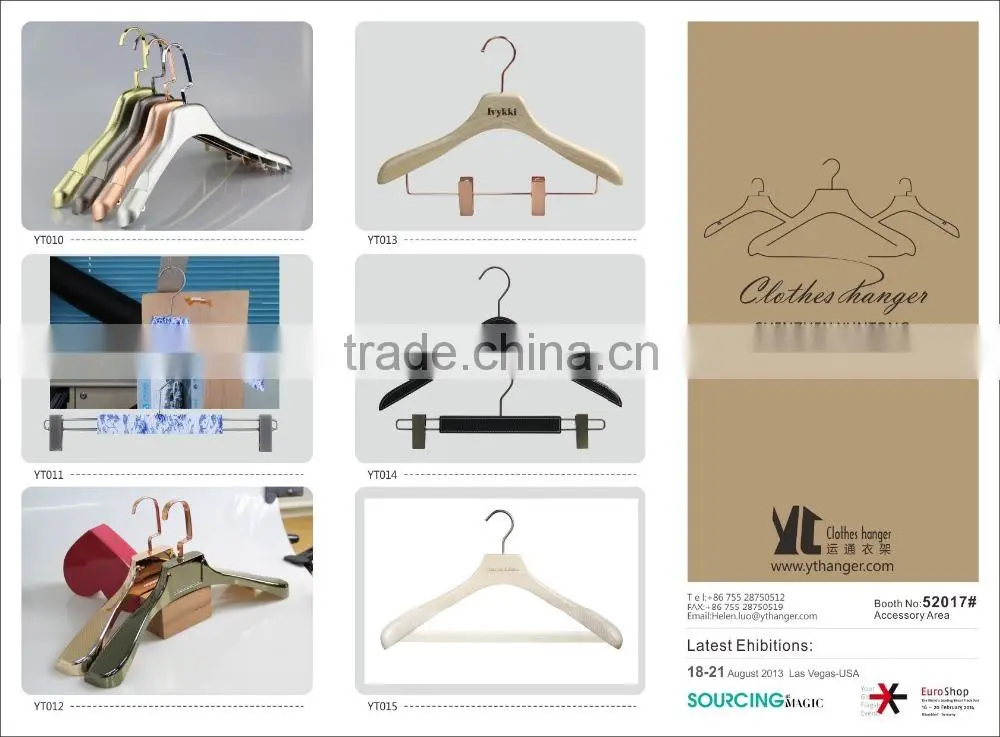 IY-480 white cheap wood scarf hanger