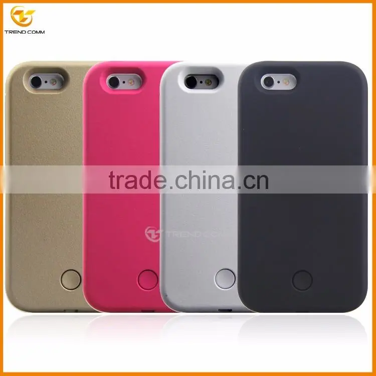 new products shockproof selfie LED light case for iphone 6