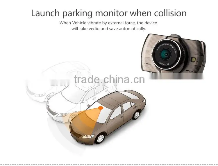 GPS FULL HD Car video recorder (DVR) mini dash cam G-599 with GPS locator