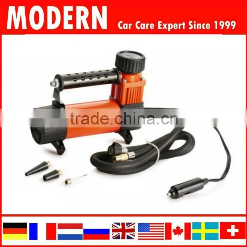 12V Metal car air pump/car air compressor/auto tyre inflator
