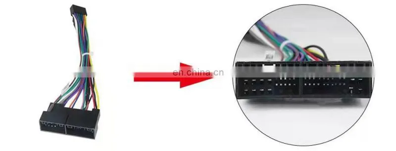 Hot Products Car DVD Frame Plug Audio Fitting Trim Kits Facia Panel 9inch Radio Player Frame With Cables