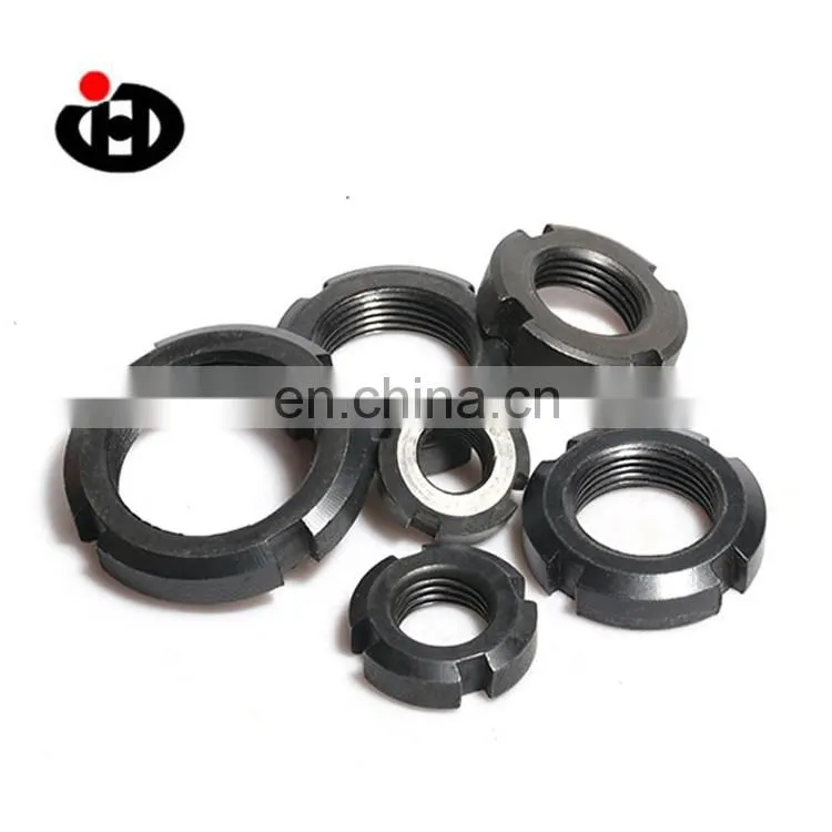 High Tensile JINGHONG GOST11871 Round Lock Slotted Nut