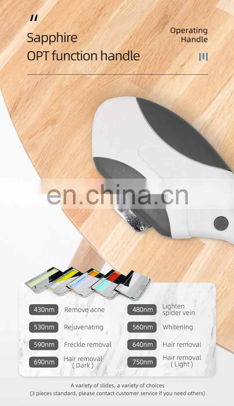 Effective Portable IPL E-light OPT Skin Rejuvenation Hair Removal Laser RF Wrinkle Removal Skin Tightening Machine