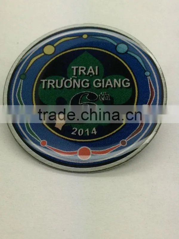 Animal soft enamel custom offset print lapel pins/custom lapel pins