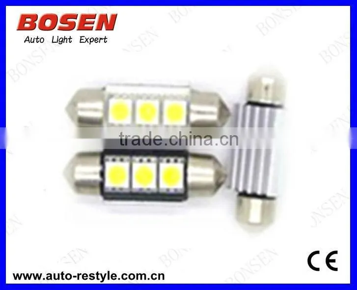 CANBUS C5W 39mm 1039-6SMD-5050 high quality car led bulb,auto led indoor light 12v