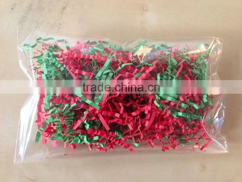 shredd paper/box stuffing paper confetti/basket paper stuffers/gift packing paper shredd, 2oz /bag Mix colors