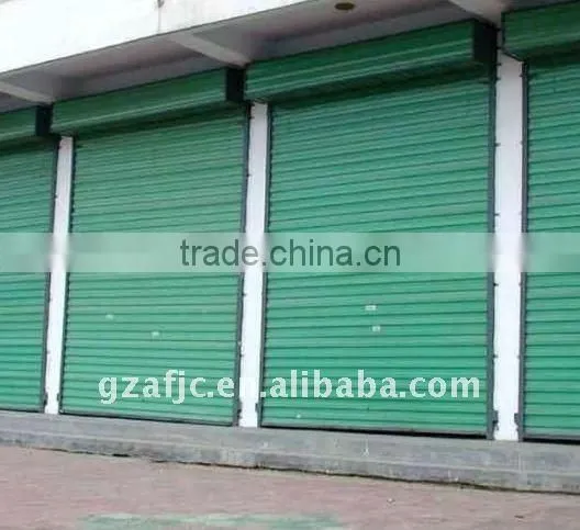 Guangzhou roller shutters, galvanized steel roller security shutter doors