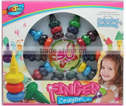 The new ring crayons, improve the child's ability to cultivate children's interest.