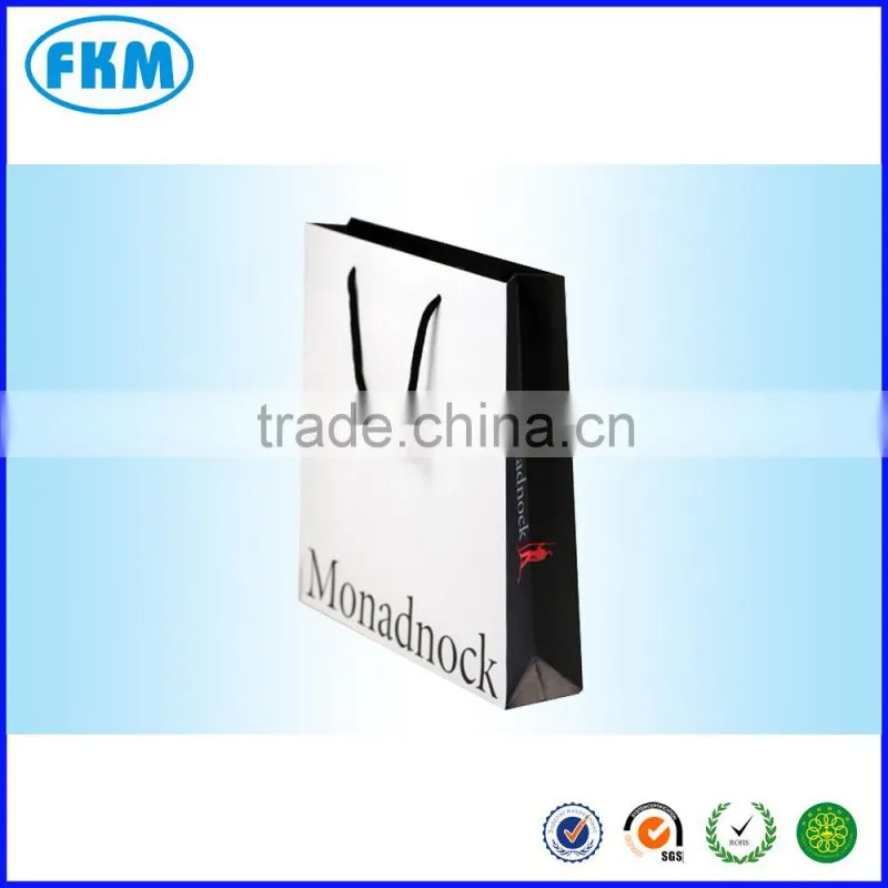 white shirt shopping bag
