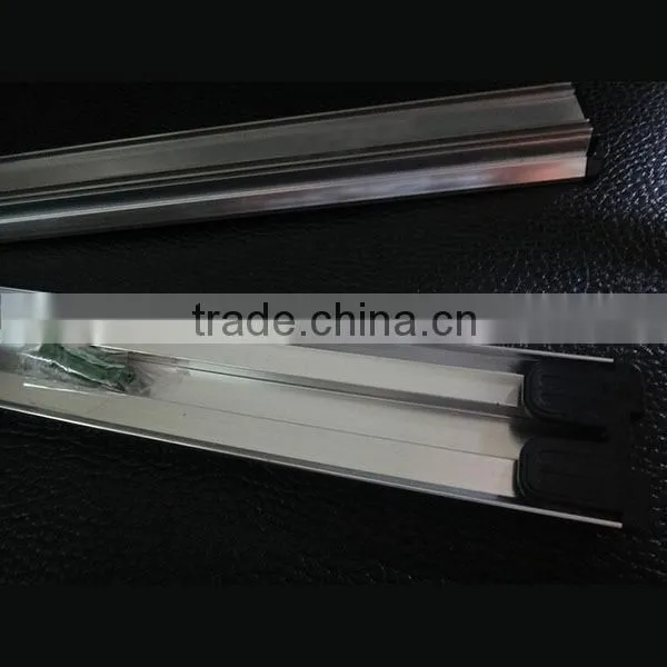 Good quality 14/16/18'' factory Aluminum magnetic kitchen knife holder magnetic knife storage strip