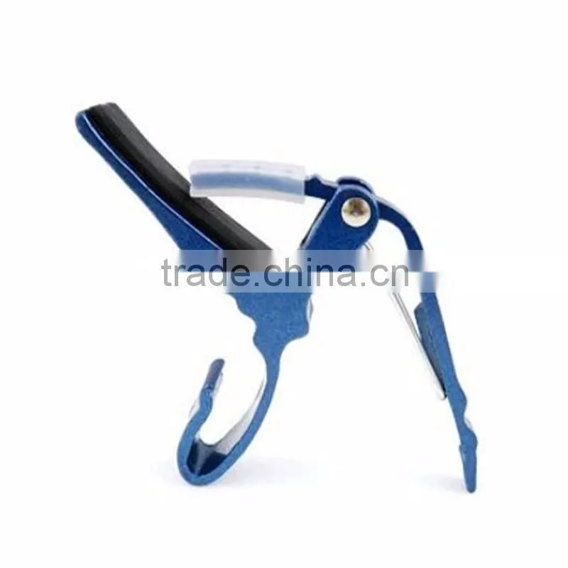 High Quality Aluminium alloy Colorful Bass Guitar Capo Key Clamp for student