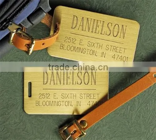 High Quality Hot Sale Custom Engraved Metal Hang Tags