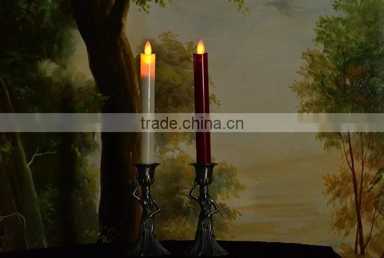 wholesale 6 inch flameless LED Church Candle, LED Taper Candle, Christmas led candle pink flameless candles