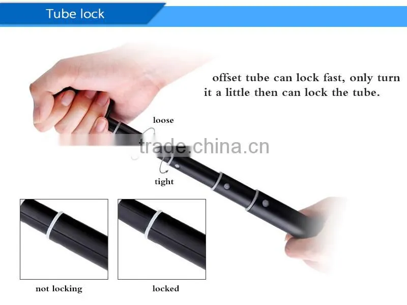 Travel tourism stable 5 section selfie stick monopod