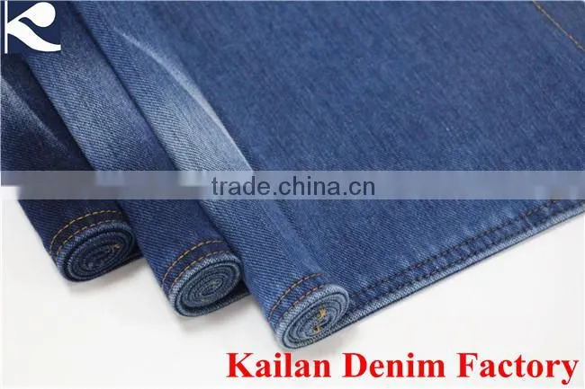 Stretch Cotton Polyester Spandex Twill Denim Knit