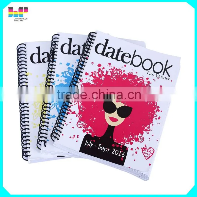 2016 top quality promotion cheap custom notebook printing