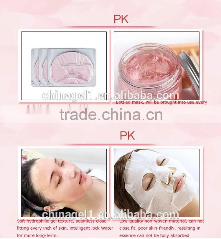 Rose Deep Moisturizing whitening Facial Mask Soft collagen Facial Mask