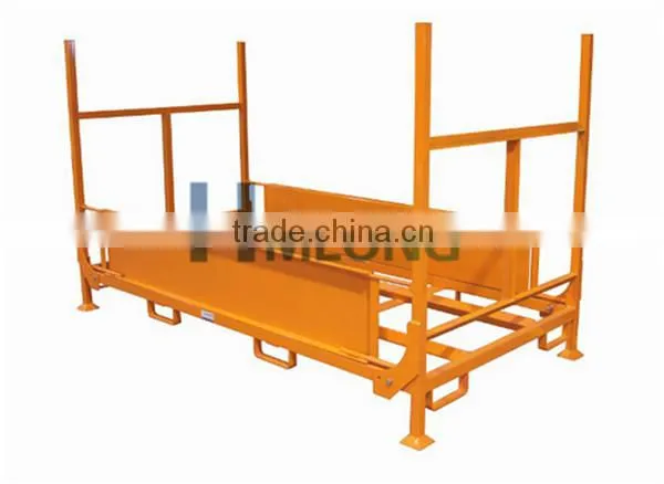 Stackable auto warehouse metal mobile tire rack