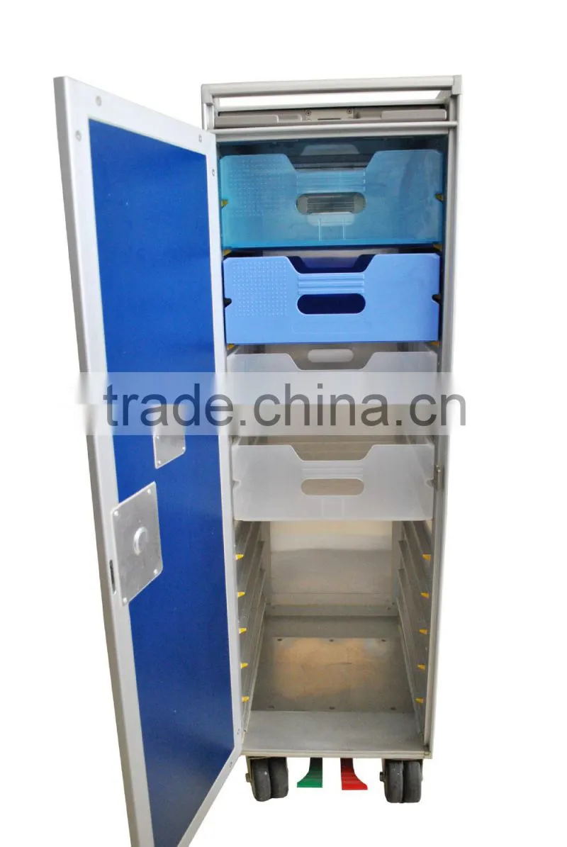 Airline clear plastic drawer