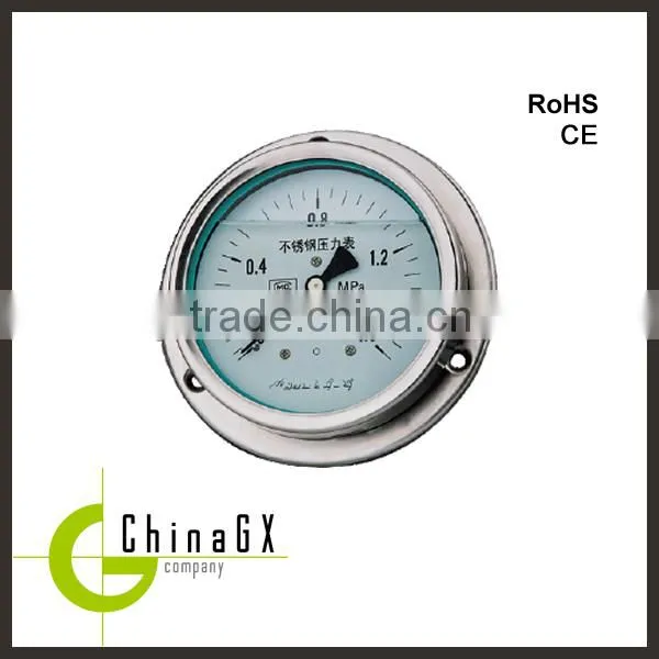 All stainless Oil filled pressure gauge