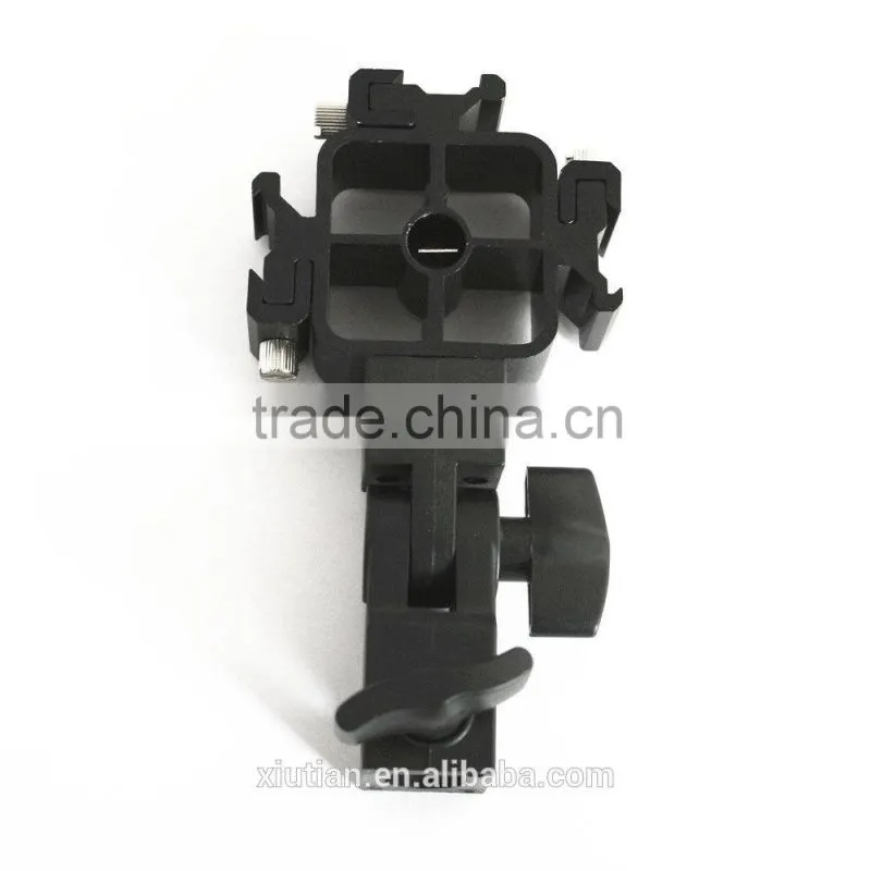 Professional 3 Way Flash Shoe Bracket/Umbrella Holder Light Three Hot Shoe Stand Mount